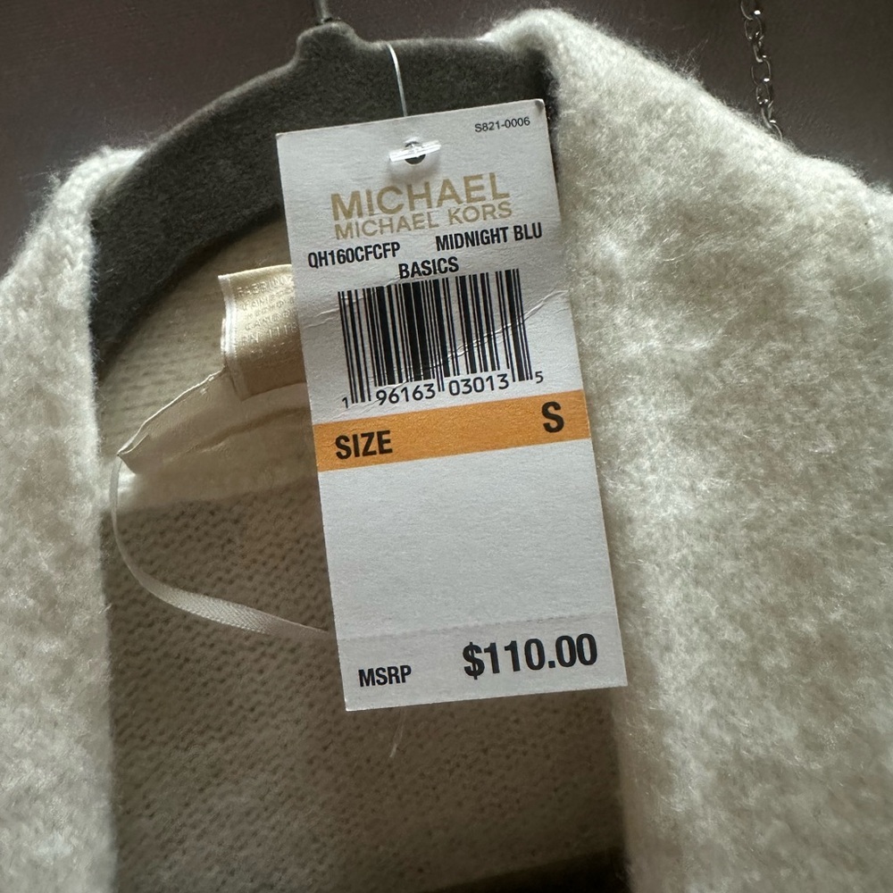 MICHAEL Michael Kors cardigan ivory and navy blue